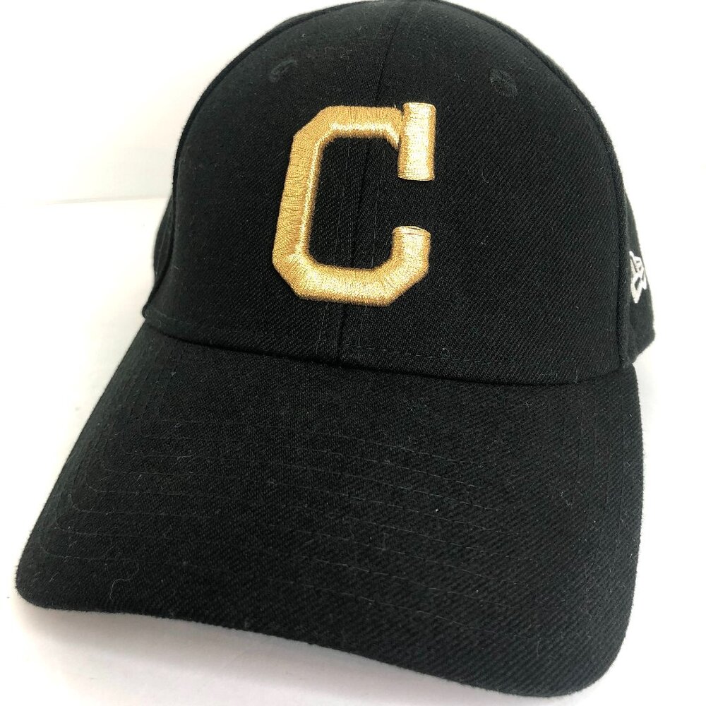Cleveland Indians RARE 2016 Postseason Black & Gold New Era 9FORTY Cap